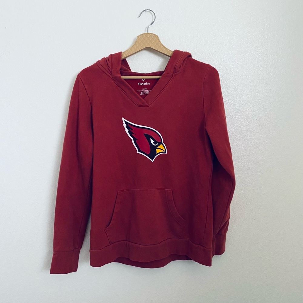 Fanatics Red Hoodie with Team Logo